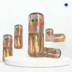 Lip Tube Fruit Strawberry Lid Unique Transparent Empty Lipgloss Tubes Big Brush Lip Gloss Tubes Packaging