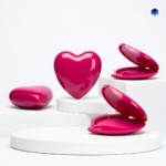BLUSH ON HEART RED