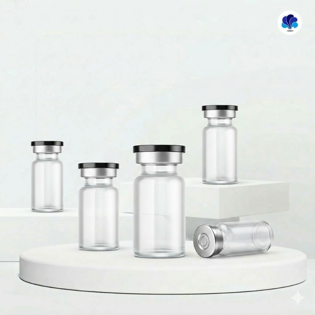 WhatsApp Image 2026-06-08 at 09.57.27 Botol Vial Kaca Transparan Tutup Aluminium - Image 1