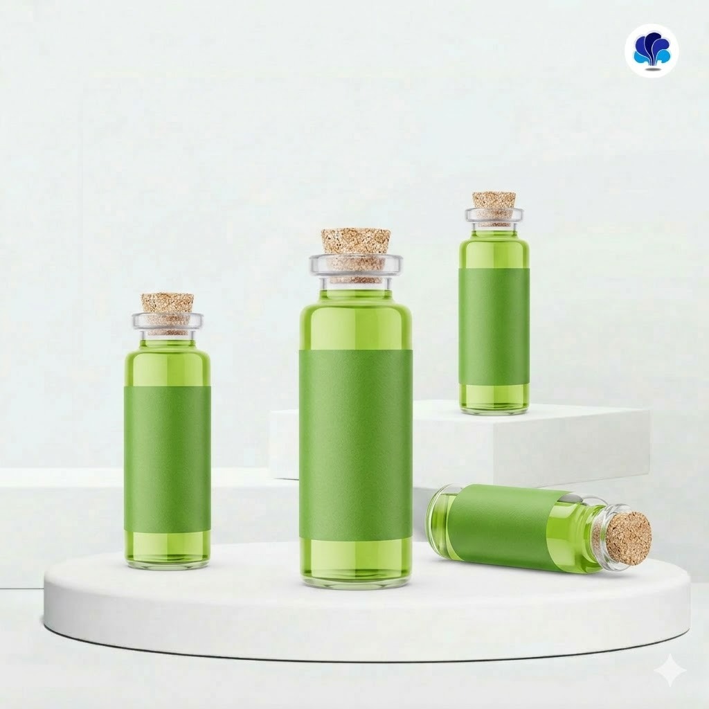 WhatsApp Image 2026-06-08 at 09.57.28 (3) Botol Kaca Hijau Transparan Tutup Cork - Image 1