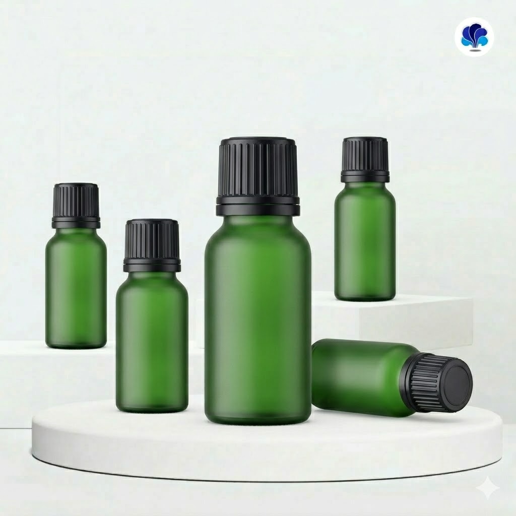 WhatsApp Image 2026-06-08 at 09.57.29 Botol Essential Oil Hijau Frosted Tutup Hitam - Image 1